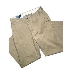 Polo Ralph Lauren Mens 34/30 Khaki Prospect Pant Classic Chino Straight Leg Pant